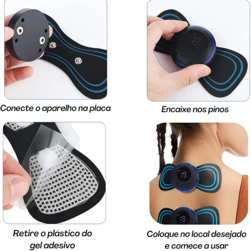 Mini massageador recarregável multifuncional