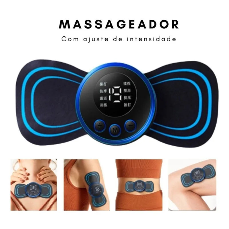 Mini massageador recarregável multifuncional