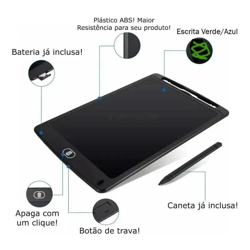 Tablet de desenho mágico 8,5 polegadas