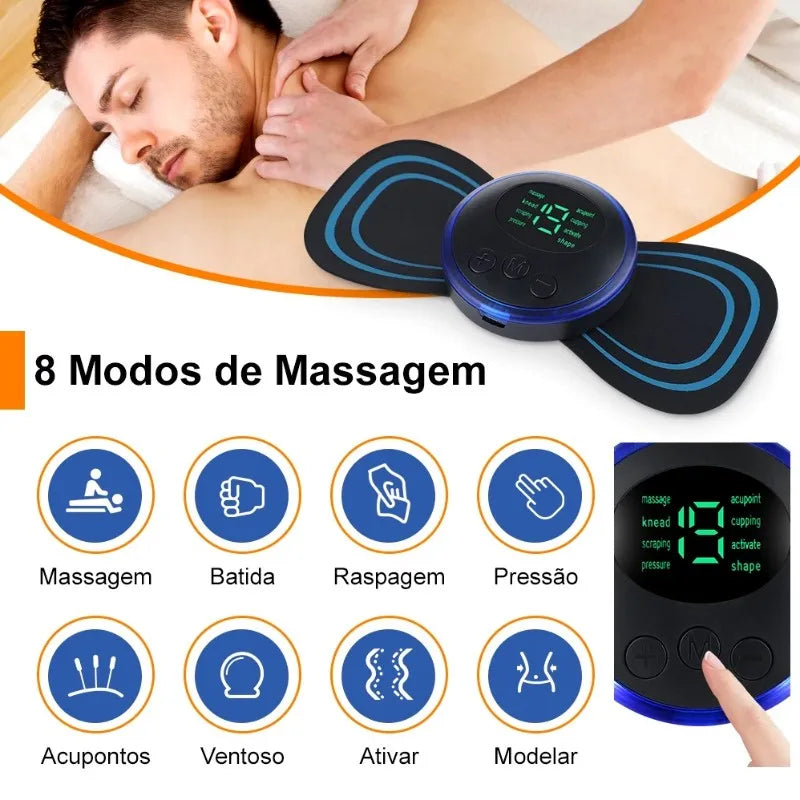 Mini massageador recarregável multifuncional