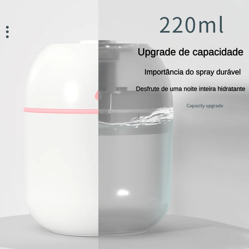 Umidificador De Ar Grande Para Casa Usb Led Aromatizador De Ambiente Escritório Mini Umidificador Difusor Aromatizado